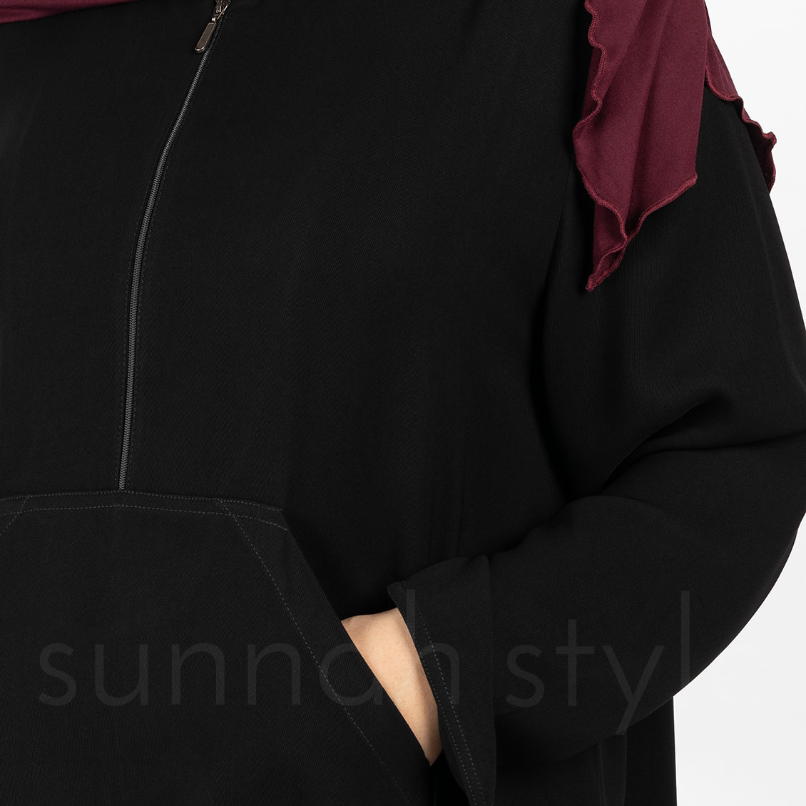 Hoodie abaya outlet